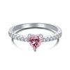 S925 Sterling Silver Women's Geometric Style Ring With Ice Flower Zirconium And High Carbon Diamond Electroplated