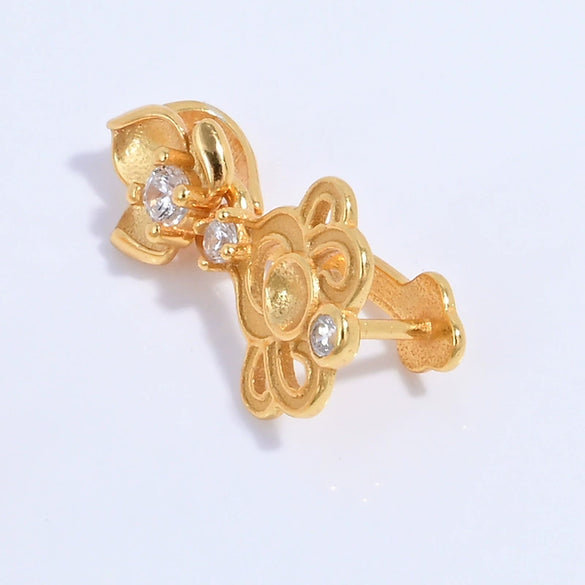 S925 Sterling Silver Zirconia Four Leaf Clover Handmade Diy Bracelet Necklace Buckle