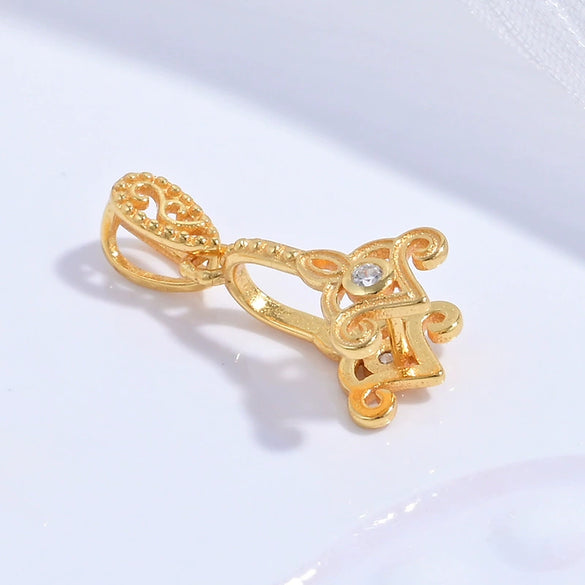 S925 Sterling Silver Zirconia Four Leaf Clover Handmade Diy Bracelet Necklace Buckle