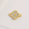 S925 Sterling Silver Zirconia Four Leaf Clover Pendant Jewelry Accessories Including Necklace Bracelet Earrings