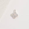 S925 Sterling Silver Zirconia Four Leaf Clover Pendant Jewelry Accessories Including Necklace Bracelet Earrings