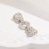 S925 Sterling Silver Zirconium Multirow Pearl Horseshoe Ushaped Handmade Diy Buckle