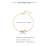 S925 Sterling  Double Buckle Single Row Diamond-Studded Necklace Bracelet Jewelry Suit   All-Matching Graceful Accessories