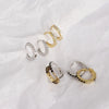 S925 Sterling Silver Round Micro-Inlaid Zircon Earrings Wholesale Nihaojewelry