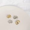 S925 Sterling Silver Round Micro-Inlaid Zircon Earrings Wholesale Nihaojewelry