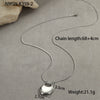Saddle Bag Necklace Stainless Steel Geometric Style Electroplated For Women