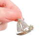 Sailing Brooch Alloy Electroplated For Men And Women