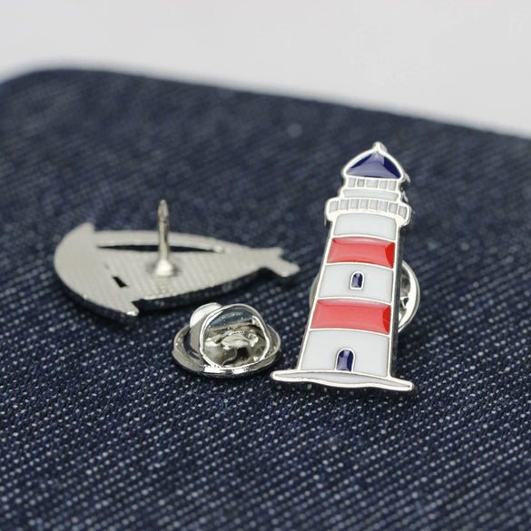 Sailing Brooch Alloy Jewelry Retro Temperament Electroplated Unisex Badge Pin For Suit Sweater Cardigan