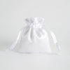 Satin Cloth Drawstring Bag For Jewelry Storage With Silk Screen Printing