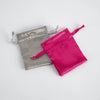 Satin Cloth Drawstring Bag For Jewelry Storage With Silk Screen Printing