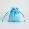Satin Cloth Drawstring Bag For Jewelry Storage With Silk Screen Printing