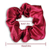 Satin Cloth Scrunchie Hair Ring Handmade High Elasticity Hair Rope Natural Style Multi Color Hair Accessory