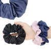 Satin Cloth Scrunchie Hair Ring Handmade High Elasticity Hair Rope Natural Style Multi Color Hair Accessory