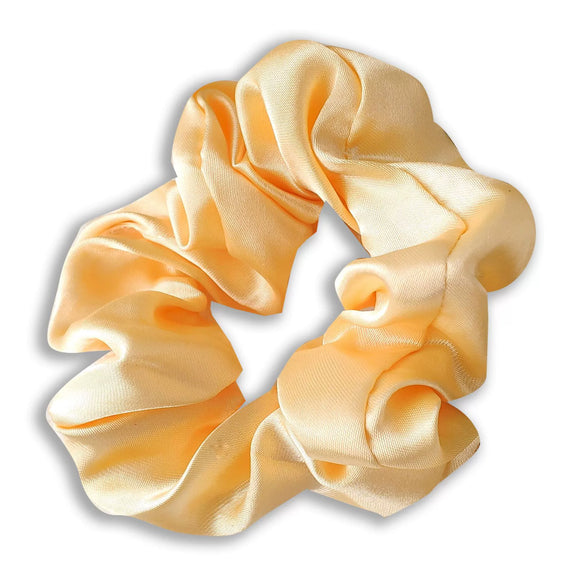 Satin Cloth Scrunchie Hair Ring Handmade High Elasticity Hair Rope Natural Style Multi Color Hair Accessory