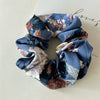 Satin Fabric Handmade Floral Women's Hair Ring With Printing And Dyeing