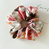 Satin Fabric Handmade Floral Women's Hair Ring With Printing And Dyeing
