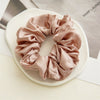 Satin Fabric Handmade Large Intestine Hair Ring Simple Elastic Hair Tie For Women Hair Accessories