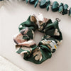 Satin Flower Large Intestine Hair Band Headdress Elastic Rubber Band Female Hair Rope Jewelry Seiko