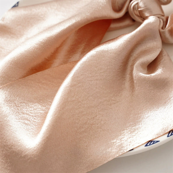 Satin Handmade Hair Scrunchie For Women Ponytail Holder Fashion And High Elasticity Hair Accessory
