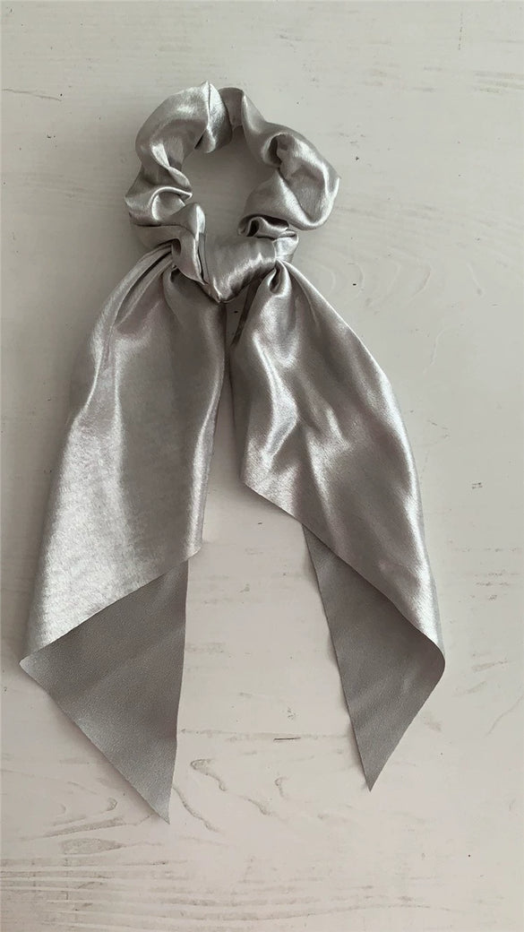 Satin Handmade Hair Scrunchie For Women Ponytail Holder Fashion And High Elasticity Hair Accessory