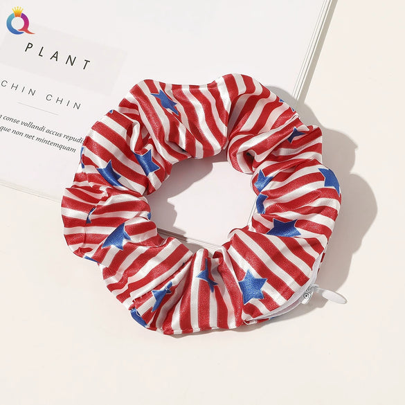 Satin Handmade Printed Hair Ring