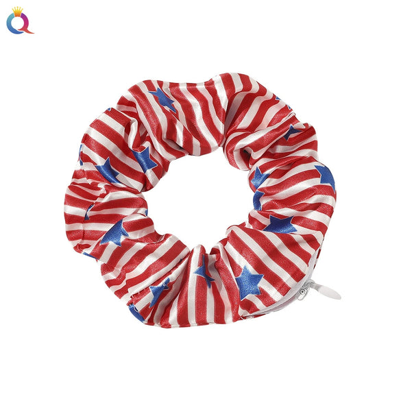 Satin Handmade Printed Hair Ring