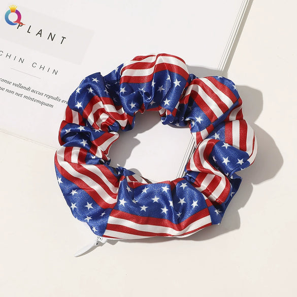 Satin Handmade Printed Hair Ring