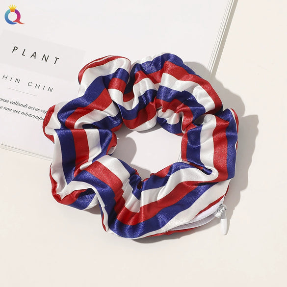 Satin Handmade Printed Hair Ring