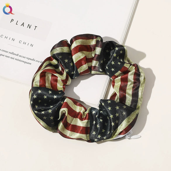 Satin Handmade Printed Hair Ring