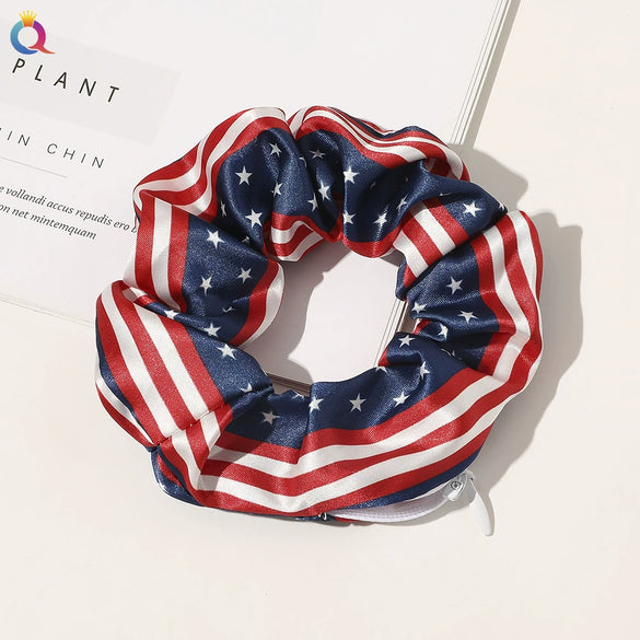 Satin Handmade Printed Hair Ring