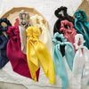 Satin Knotted Hair Ring Ponytail Ribbon Head Jewelry Seiko High Elasticity