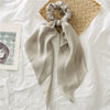 Satin Knotted Hair Ring Ponytail Ribbon Head Jewelry Seiko High Elasticity