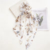 Satin Ponytail Ribbon Large Flower Hair Ring Hair Accessories For Women With Seiko Design And High Elasticity