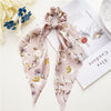 Satin Ponytail Ribbon Large Flower Hair Ring Hair Accessories For Women With Seiko Design And High Elasticity