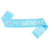 Satin Shoulder Straps Etiquette Ribbon For Birthday Party With Hot Stamping