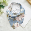Satin Triangle Scarf Hair Accessories For Women Geometric Style