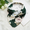 Satin Triangle Scarf Hair Accessories For Women Geometric Style