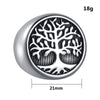 Seal Bracelet Life Tree Ring Titanium Steel Polish Unisex