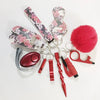Selfdefense Keychain Hand Sanitizer Bottle And Lipstick Set Alloy Minimalist Key Pendant