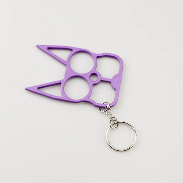Selfdefense Metal Finger Tiger Minimalist Key Pendant