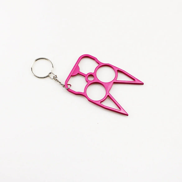 Selfdefense Metal Finger Tiger Minimalist Key Pendant