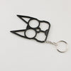 Selfdefense Metal Finger Tiger Minimalist Key Pendant