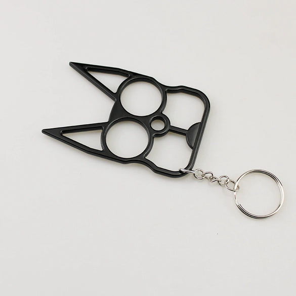 Selfdefense Metal Finger Tiger Minimalist Key Pendant