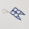 Selfdefense Metal Finger Tiger Minimalist Key Pendant