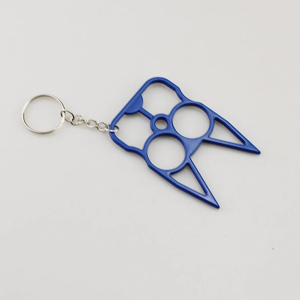 Selfdefense Metal Finger Tiger Minimalist Key Pendant