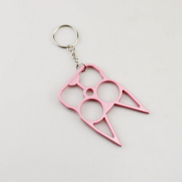 Selfdefense Metal Finger Tiger Minimalist Key Pendant