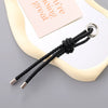 Semimanual Handwoven Artificial Leather Car Keychain Pendant Mobile Phone Bag Pendant Lanyard Small Gift