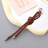 Semimanual Handwoven Artificial Leather Car Keychain Pendant Mobile Phone Bag Pendant Lanyard Small Gift