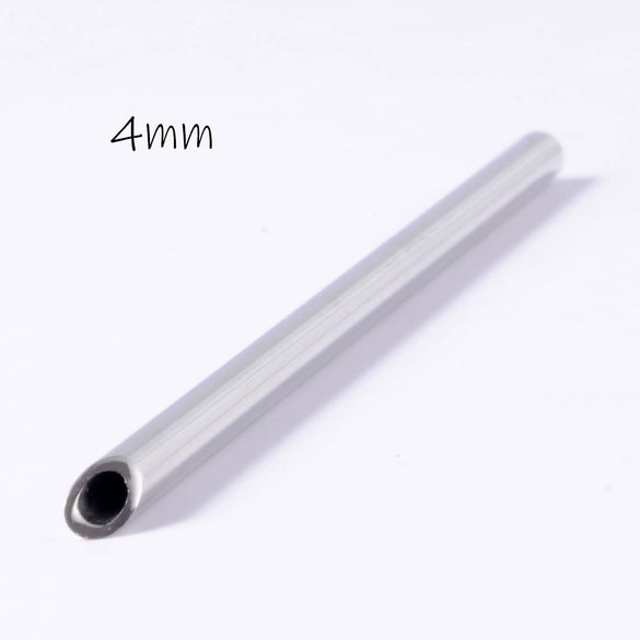 Sensor Tube Stainless Steel Piercing Pa Ring Nose Nail Piercing Earrings Guide Auxiliary Tool Highly Polished