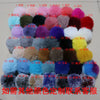 Sequined Flamingo Plush Keychain Glitter Pu Leather Imitation Rex Rabbit Fur Ball Bag Pendant